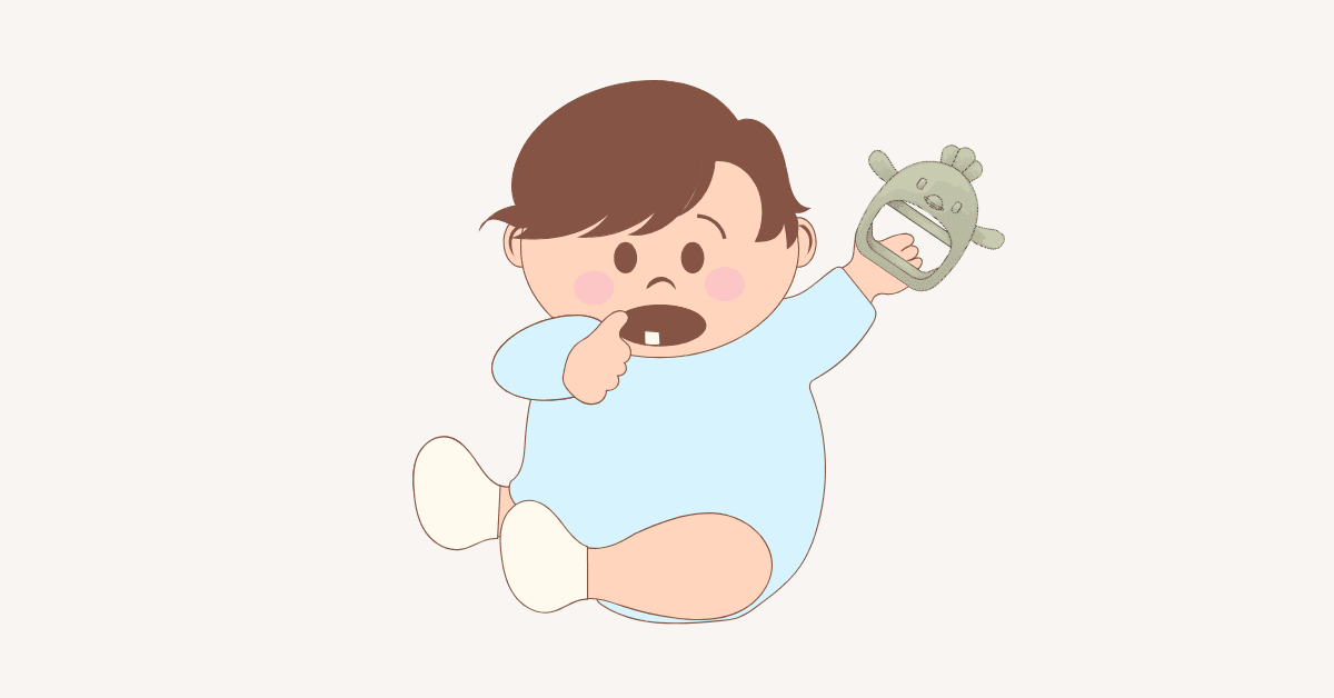 baby is teething