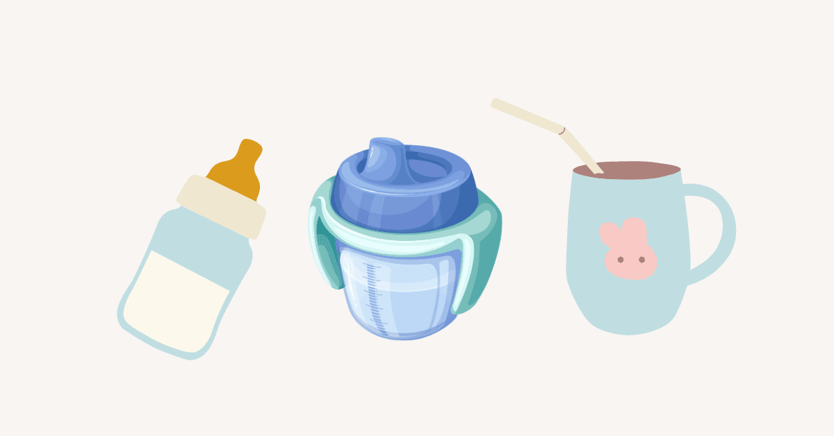 transitioning from bottles to cups