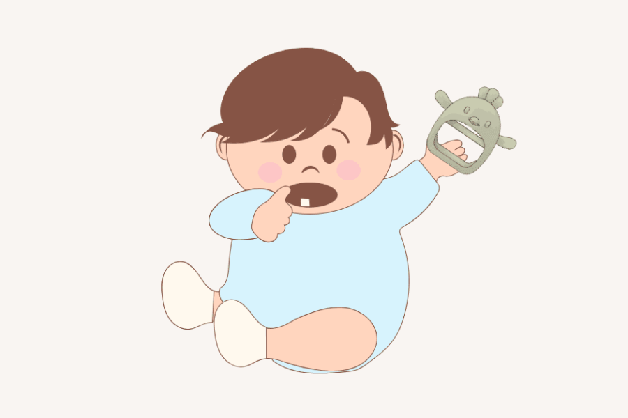 baby is teething
